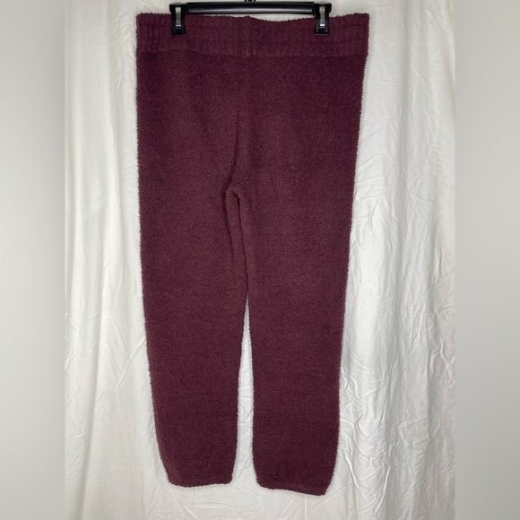 UGG KYLEIGH Womens Deep Port Purple Fluffy Cozy Knit Pants Large - Picture 3 of 8